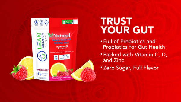 Trust Your Gut with LEAN Hydration Natural Immunity