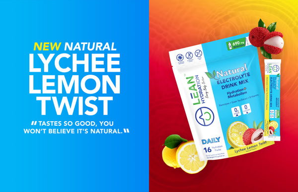 New Natural Lychee Lemon Twist